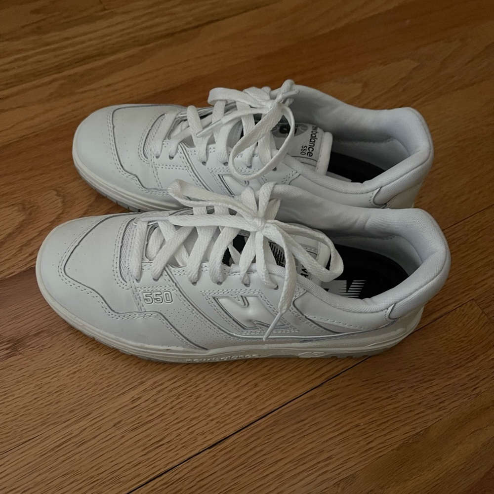 New Balance 550 white and gray